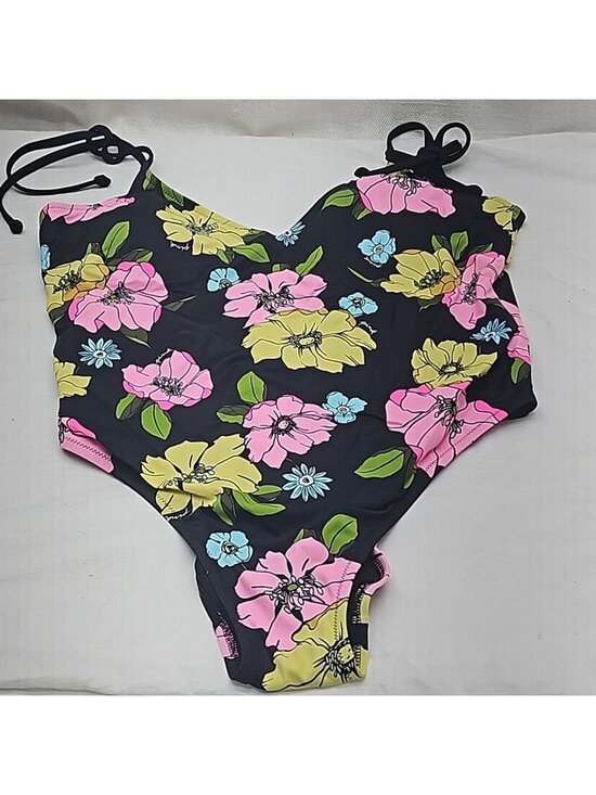 Victoria's Secret Other - Victoria's Secret PINK XL Floral One Piece Swimsuit Tropical Hawaiian NWOT